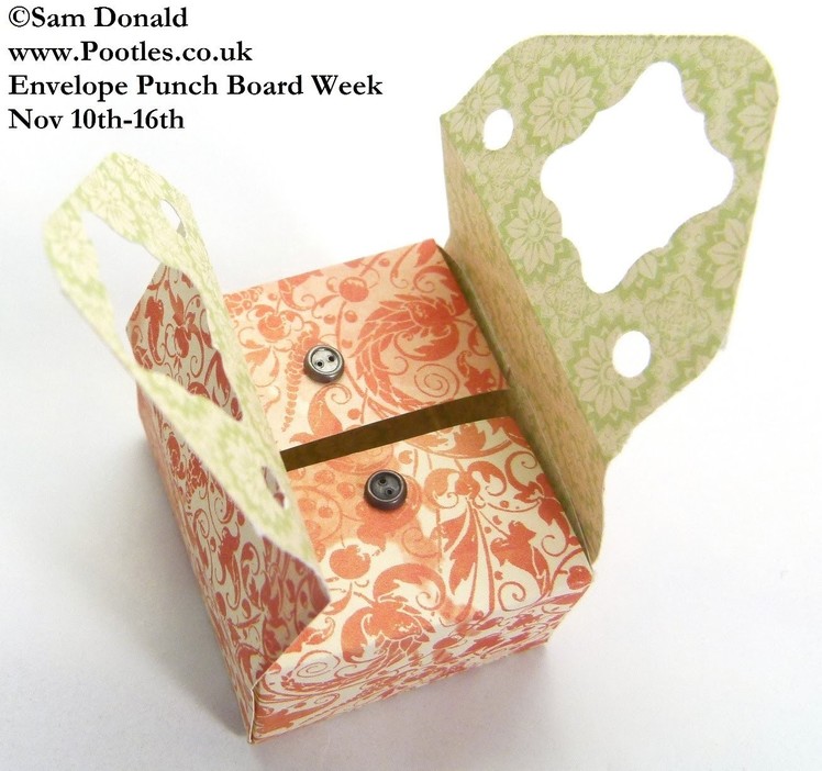 Stampin Up UK ENVELOPE PUNCH BOARD WEEK Sewing Box Style