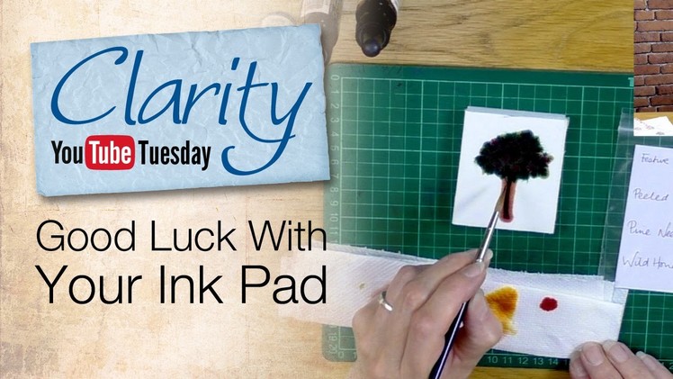 Stamping How To - Good Luck With Your Ink Pad