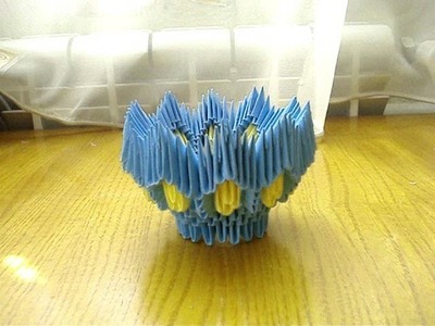 3D Origami Egg Stand Tutorial
