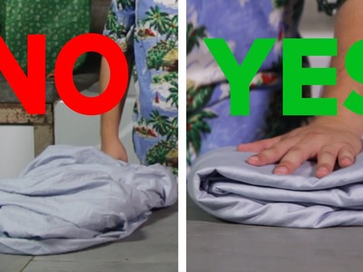 A Better Way To Fold A Fitted Sheet