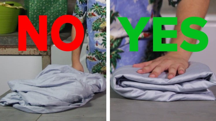 A Better Way To Fold A Fitted Sheet