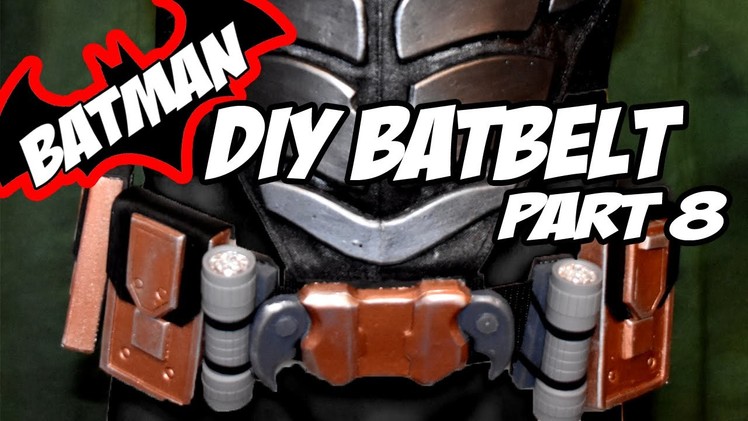 Batman Arkham Knight BatBelt How to DiY Costume Cosplay Part 8