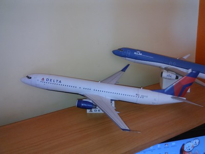 Boeing 737-900 DELTA  Airlines Paper Model