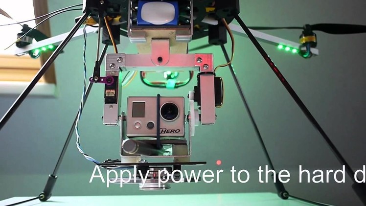 Camera stabilization with hard disk drive gyroscope