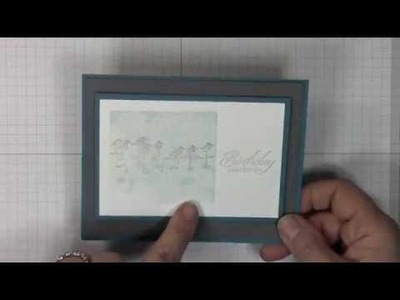 Clear Block Background Technique with Wetlands Stamp Set