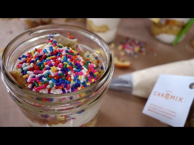 Confetti Cake in a Jar w. Duff Goldman | Just Add Sugar