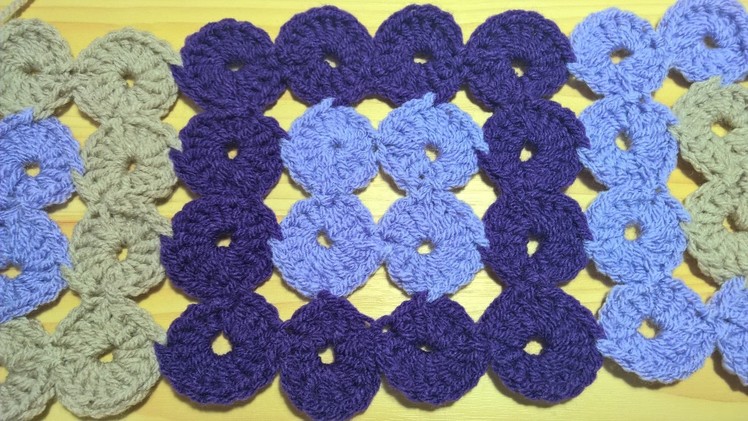 Crochet circles square