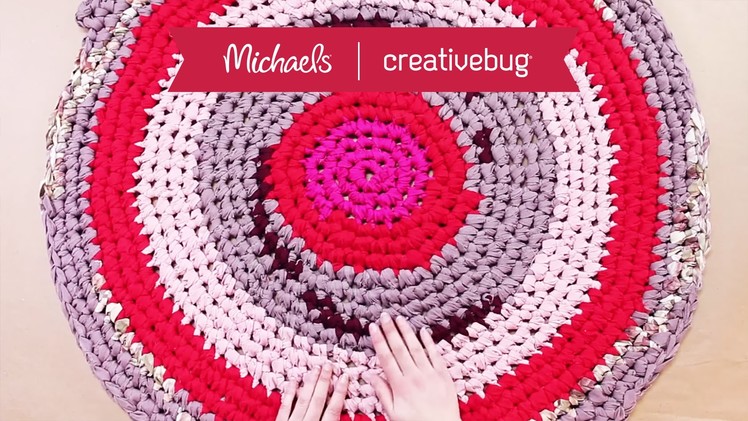 Crochet Rag Rug with Cal Patch | Creativebug