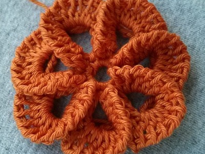 Crocheted flower 6