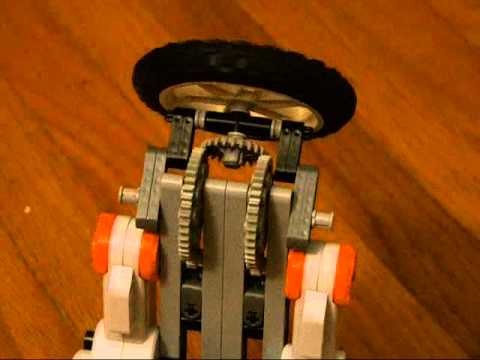 Differential-drive pan and tilt mechanism, Lego Mindstorms NXT