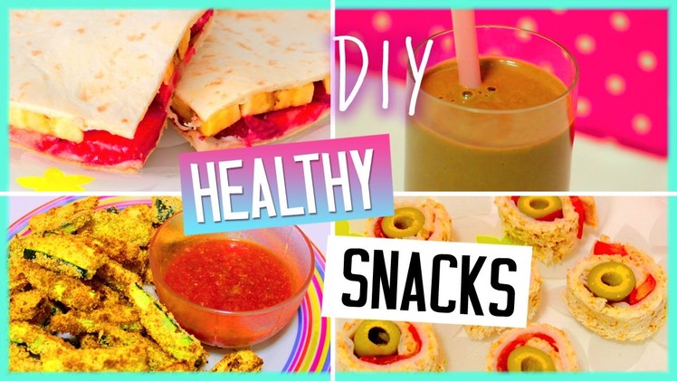 DIY Healthy Snacks! Yummy Treats! Sweet & Savoury