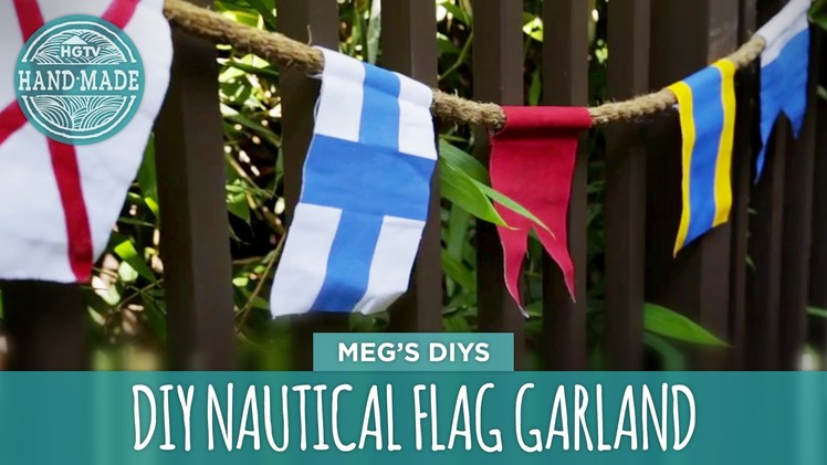 DIY Nautical Flag Garland - HGTV Handmade