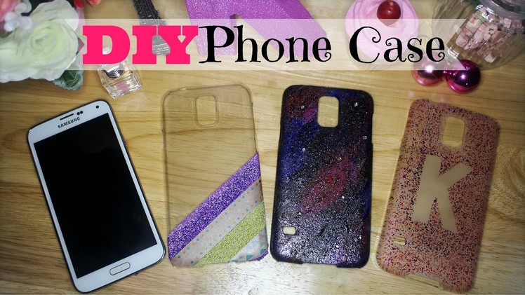 DIY PHONE CASE (Using Washi Tapes, Nail Polish and Color Pens!!) ❤