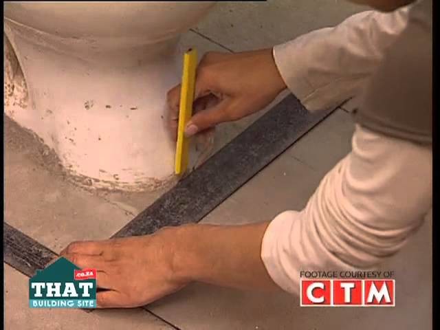 DIY TILING | tiling around a toilet base