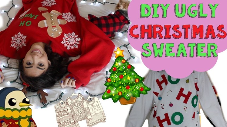 ❅DIY Ugly Christmas Sweater!❅ + Giveaway! (#CRAFTMAS)