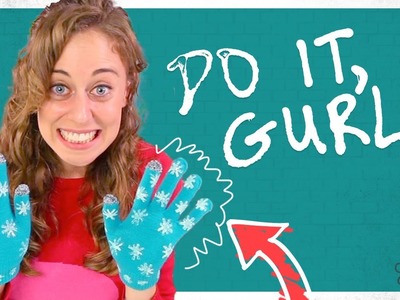 Do It, Gurl - Gloves With A Personalized Print