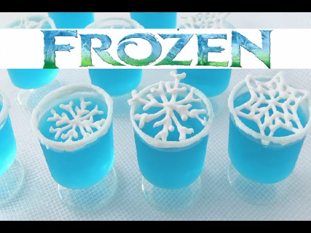 Frozen Fever Party Jelly Snowflakes by How To Cook That, Disney Frozen