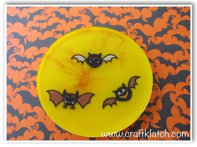 Halloween Bat Coaster   Another Coaster Friday