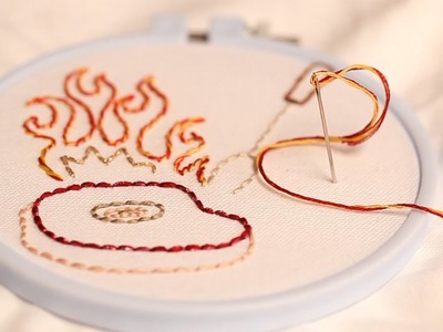 How to Blend Embroidery Floss || KIN DIY