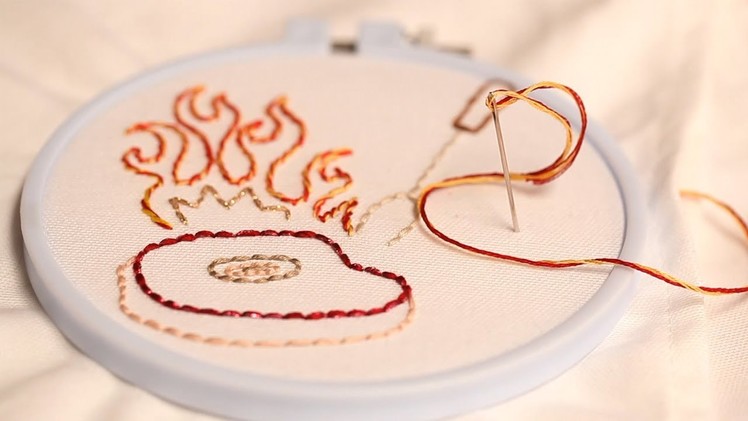 How to Blend Embroidery Floss || KIN DIY