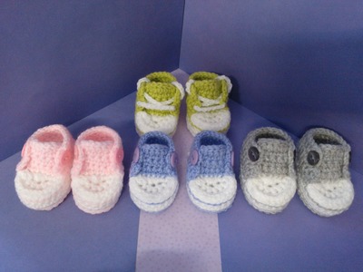 How to crochet my easy petite converse style slipper part 4 including history of the converse