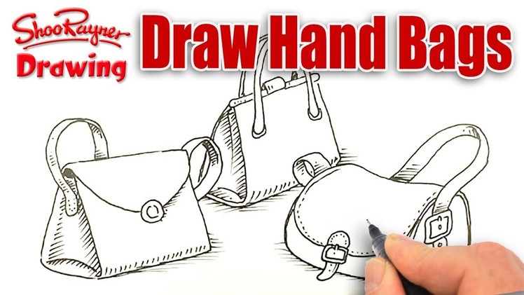 How to draw handbags!