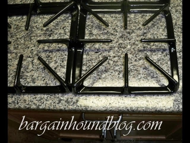How to easily clean your burner covers with NO scrubbing!