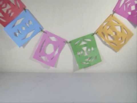 How to make a colorful paper banner - EP