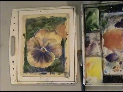 How To Paint Flowers in Watercolor