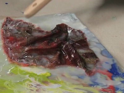 How To use Mixed Media with Encaustics Part 1