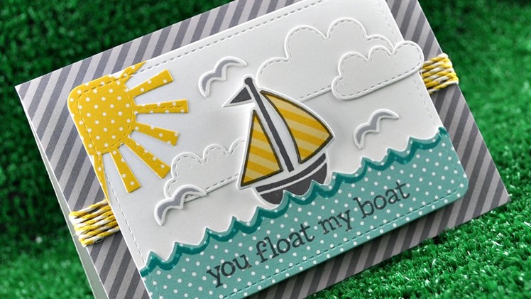 Intro to Float My Boat + a card from start to finish