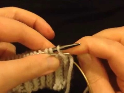 Kitchener Sewn Bind-Off on One Needle