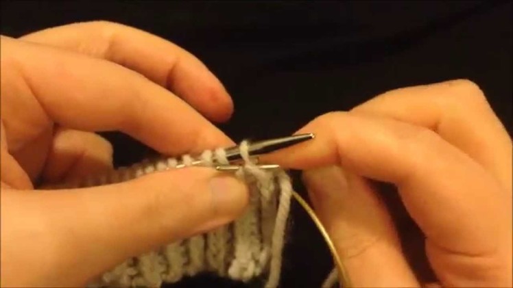 Kitchener Sewn Bind-Off on One Needle