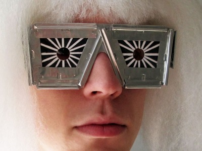 Lady Gaga Bad Romance Razor Blade Glasses † Sire Sasa tutorial 65