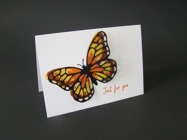 Monarch Butterfly Note Card