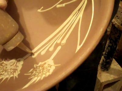 Plate Slip Decoration by Alex Matisse 2012
