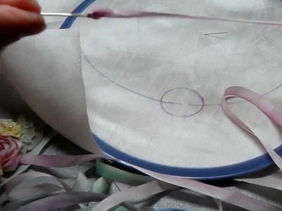 Silk Ribbon Embroidery Basics, Threading the silk, Design,and Rose-1.1