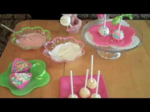 Springtime Cupcake Pops