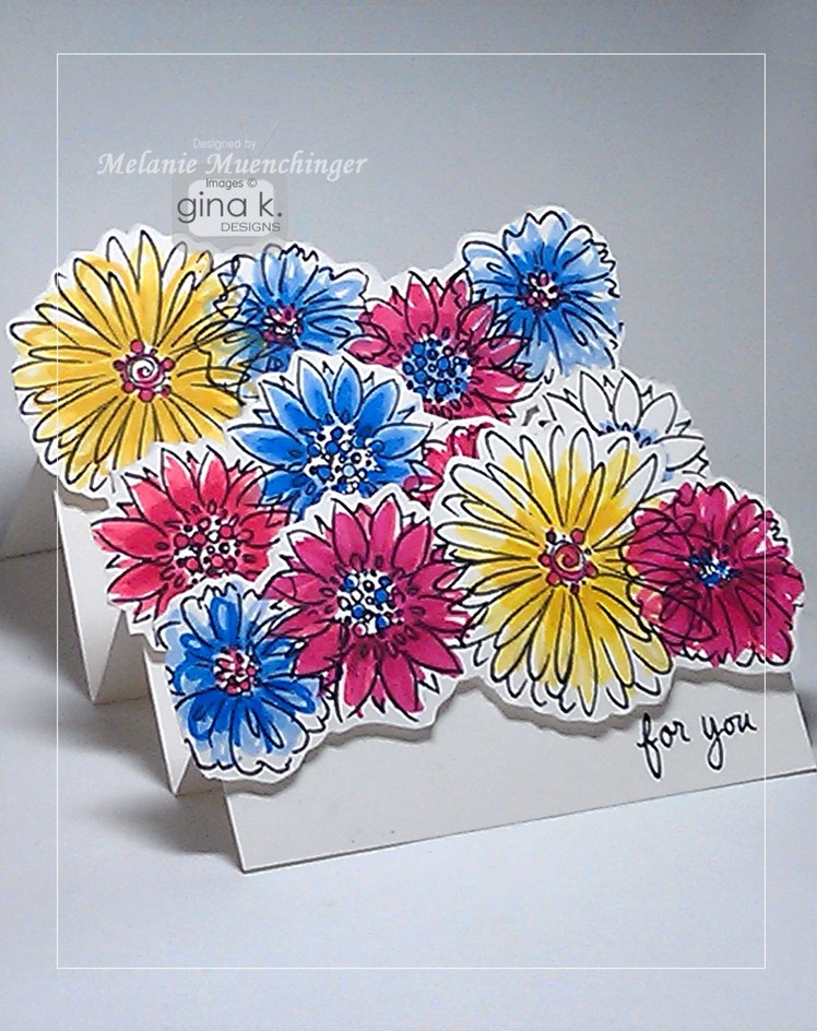 Stair Step Bouquet Card with A Year of Flowers 2