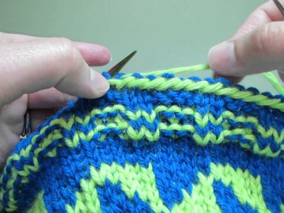 Stem-Stitch Sewn Bind-Off