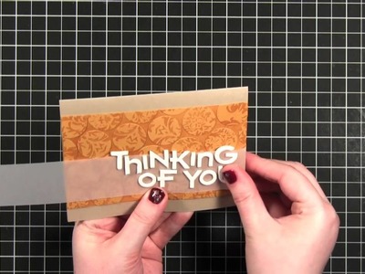 Thinking of You (Punched Circles Background) - Make a Card Monday #148