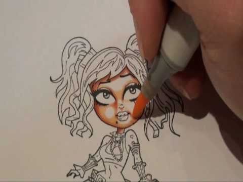 Tutorial: Colouring Facial Features With Copic Markers
