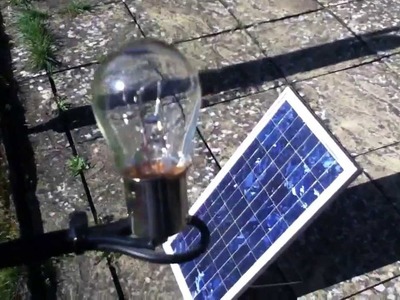 20W Solar Panel. 21W Bulb - A Perfect Match? (part 1)