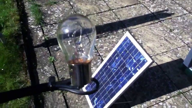20W Solar Panel. 21W Bulb - A Perfect Match? (part 1)