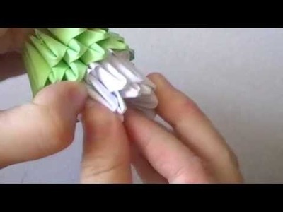 3D origami- big teddy bear (pt 4) - Making 3D legs