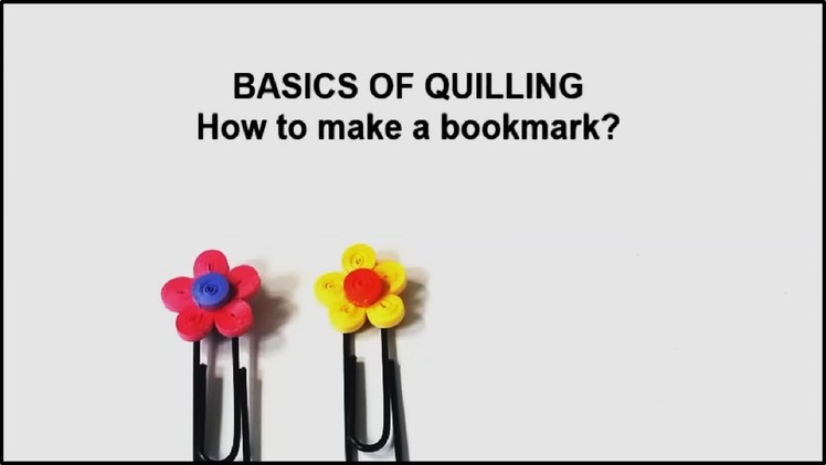 Basic Quilling - Making a Bookmark