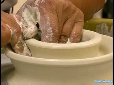 Ceramics: How to Make Double-Walled Pottery Vessels : Opening a Ceramic Double-Walled Pot