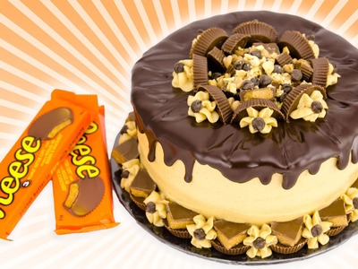 Chocolate Peanut Butter Cake: Reeses Cake from Cookies Cupcakes and Cardio