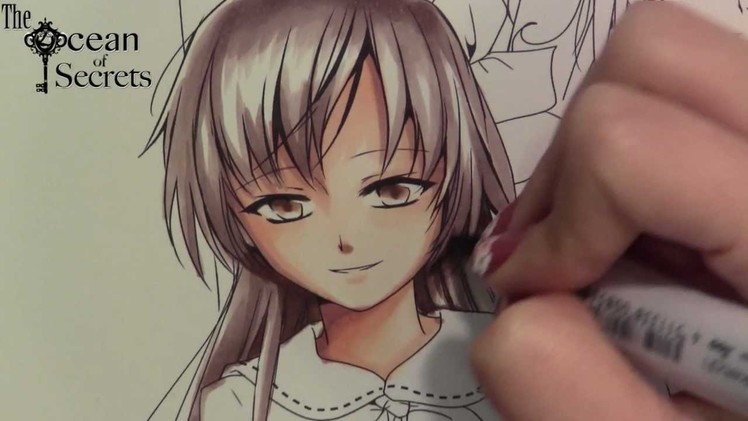 Coloring with copics- My Manga characters