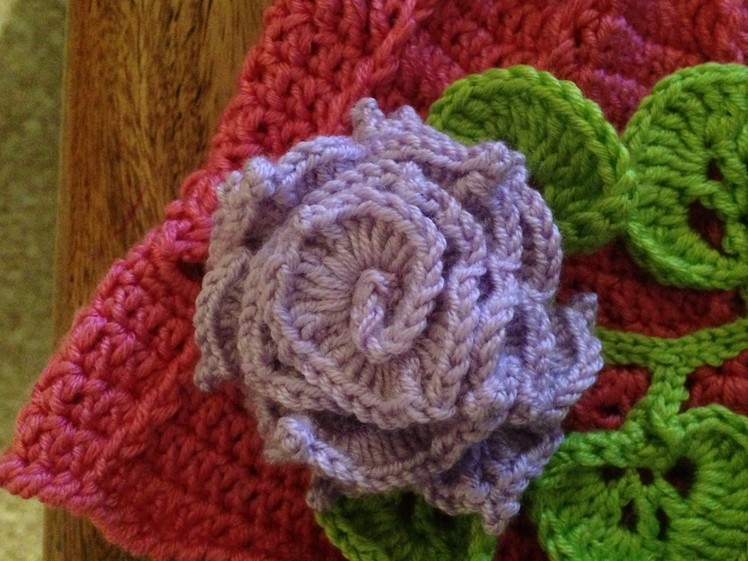 Crochet irish rose